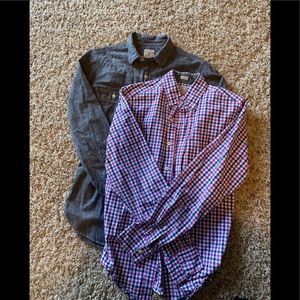 Men’s XS JCrew dress shirts (lot of 2)